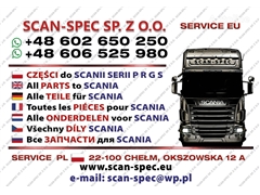 Oblicowanie Scania OSŁONA 1902317 do ciągnika siod