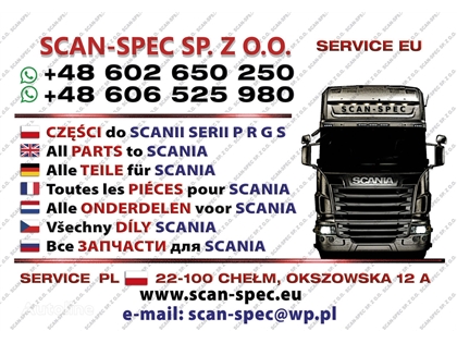 Tylny most Scania RB 662 / R 660 do ciężarówki Sca