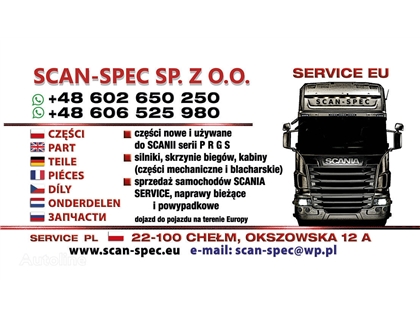 Miska olejowa Scania 1766823 do ciężarówki Scania