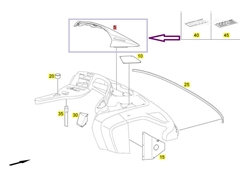 OBUDOWA PULPITY Mercedes-Benz A4106802407 do autob