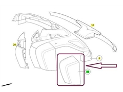 Mercedes-Benz OBUDOWA PULPITY A4106808023 do autob