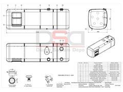 Zbiornik paliwa Mercedes-Benz ADBLUE 700x650x2140