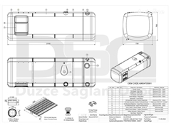 Zbiornik paliwa Mercedes-Benz ADBLUE 700x735x2150