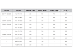 Zbiornik paliwa Mercedes-Benz 700x650x1000 - 390L