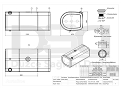 Zbiornik paliwa Renault 410L - 560x675x1330 205044