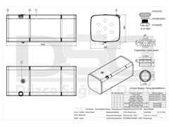 Zbiornik paliwa IVECO 600L - 625x680x1600 99469573