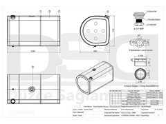 Zbiornik paliwa Renault 485L - 710x690x1230 205035