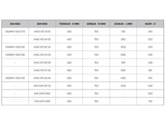 Zbiornik paliwa Mercedes-Benz 700x650x1450 - 570L