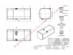 Zbiornik paliwa Scania 670x700x1515 - 595L 1517308