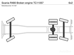 Scania R480 Broken engine