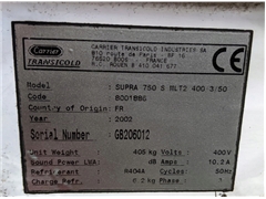 AGREGAT CHŁODNICZY CARRIER 750 MT