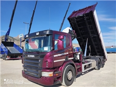 Scania P 380 6X2 GRUA PKK 15500 BASCULANTE EURO 5