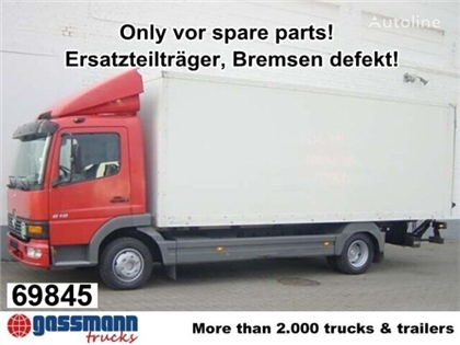 Mercedes Atego Ciężarówka furgon Mercedes-Benz Atego 818 L 4x2, Ersatzteilträger!