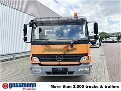 Mercedes Atego Wywrotka Mercedes-Benz Atego 1218 K 4x2 mit Kran Hiab 055 BS-2 Duo