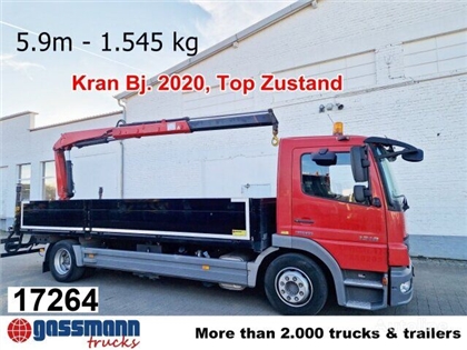 Mercedes 1218 L 4x2, Fassi Kran F 95A21 5.9m-1.545 kg