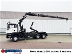 MAN TGA 33.350 6X4 BB mit Kran Hiab 166 E-3 HiDuo