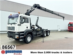 MAN TGA 33.350 6X4 BB mit Kran Hiab 166 E-3 HiDuo