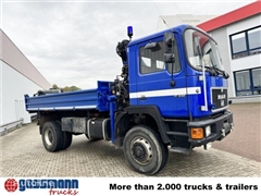 MAN 17.232 FAK 4x4 BB, EX-THW, Kran Atlas AK 60.1