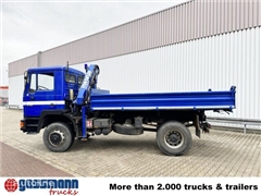 MAN 17.232 FAK 4x4 BB, EX-THW, Kran Atlas AK 60.1