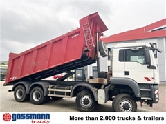 MAN TGS 41.480 8x8 BB, beheizte Stahlmulde ca. 19m³