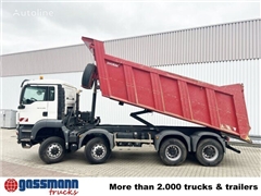 MAN TGS 41.480 8x8 BB, beheizte Stahlmulde ca. 19m³