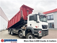 MAN TGS 41.480 8x8 BB, beheizte Stahlmulde ca. 19m³