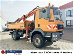 MAN TGM 13.250/340 4x4 BL, EEV-Motor, Kran Atlas