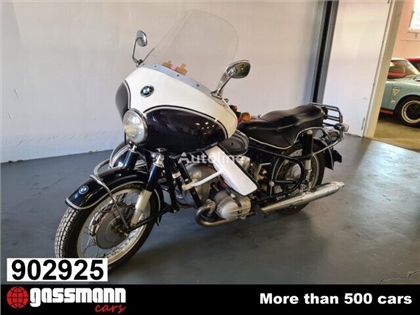 Motor BMW R 69S mit Beiwagen