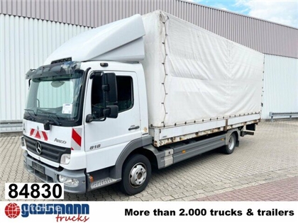 Mercedes Atego Ciężarówka plandeka Mercedes-Benz Atego 818 L 4x2 mit LBW BÄR