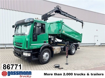 Iveco EuroCargo ML160E28 4x2 mit Kran Hiab XS 088 ES-2