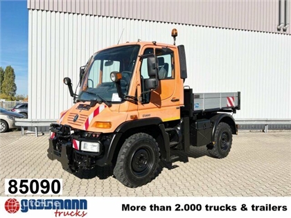 Mercedes Unimog U 300 4x4, Kipper, Kommunalhydraulik