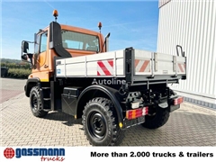 Mercedes Unimog U 300 4x4, Kipper, Kommunalhydraulik