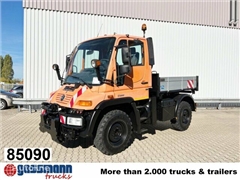 Mercedes Unimog U 300 4x4, Kipper, Kommunalhydraulik