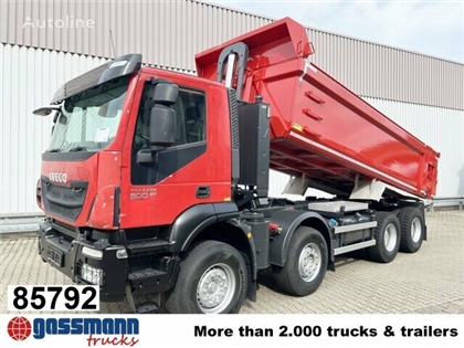 Iveco Trakker AD410T50 8x4, Stahlmulde ca. 16m³