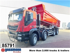 Iveco Trakker AD410T50 8x4, Stahlmulde ca. 16m³