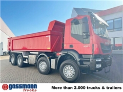 Iveco Trakker AD410T50 8x4, Stahlmulde ca. 16m³