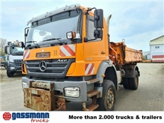 Mercedes Axor Wywrotka Mercedes-Benz Axor 1828 AK 4x4, Winterdienstausstattung, Kran