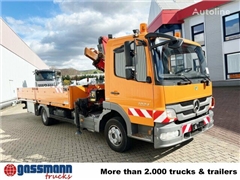 Mercedes Atego Ciężarówka burtowa Mercedes-Benz Atego 1024 L 4x2 mit Kran Fassi F80A.0.21