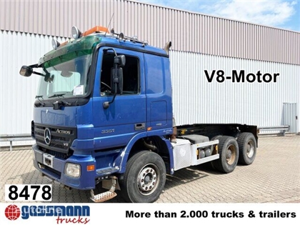 Mercedes Actros Ciągnik siodłowy Mercedes-Benz Actros 3351 K 6x4, V8-Motor