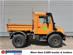 Mercedes Unimog U 90 Turbo 4x4, Ex-Kommune, Kipper