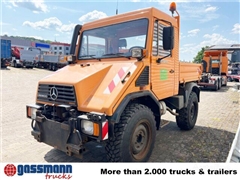 Mercedes Unimog U 90 Turbo 4x4, Ex-Kommune, Kipper