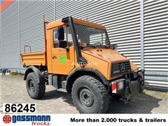 Mercedes Unimog U 90 Turbo 4x4, Ex-Kommune, Kipper