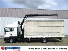 MAN TGL 12.240BL 4x2, mit Kran Hiab 088 mit Funk