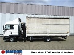 MAN TGL 12.240BL 4x2, mit Kran Hiab 088 mit Funk