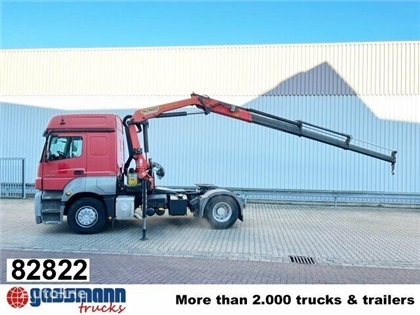 Mercedes Axor Ciągnik siodłowy Mercedes-Benz Axor 1840 LS 4x2 mit Kran Palfinger PK 14002-EH