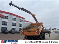 Mercedes Axor Wywrotka Mercedes-Benz Axor 1829 AK 4x4 mit Kran Atlas AK 85.2