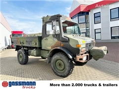 Ciężarówka burtowa Unimog U 1300 L 4x4, Seilwinde,