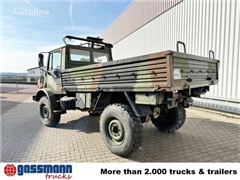 Ciężarówka burtowa Unimog U 1300 L 4x4, Seilwinde,