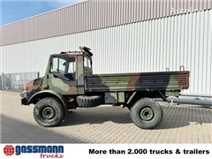 Ciężarówka burtowa Unimog U 1300 L 4x4, Seilwinde,