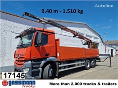 Mercedes Arocs 2545 L/6x2/4, Atlas Kran, 145.2-A19 VB